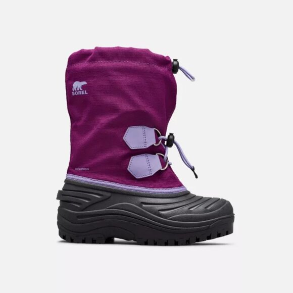 Sorel Youth Super Trooper Boot in Wild Iris Size 10 - Picture 1 of 12